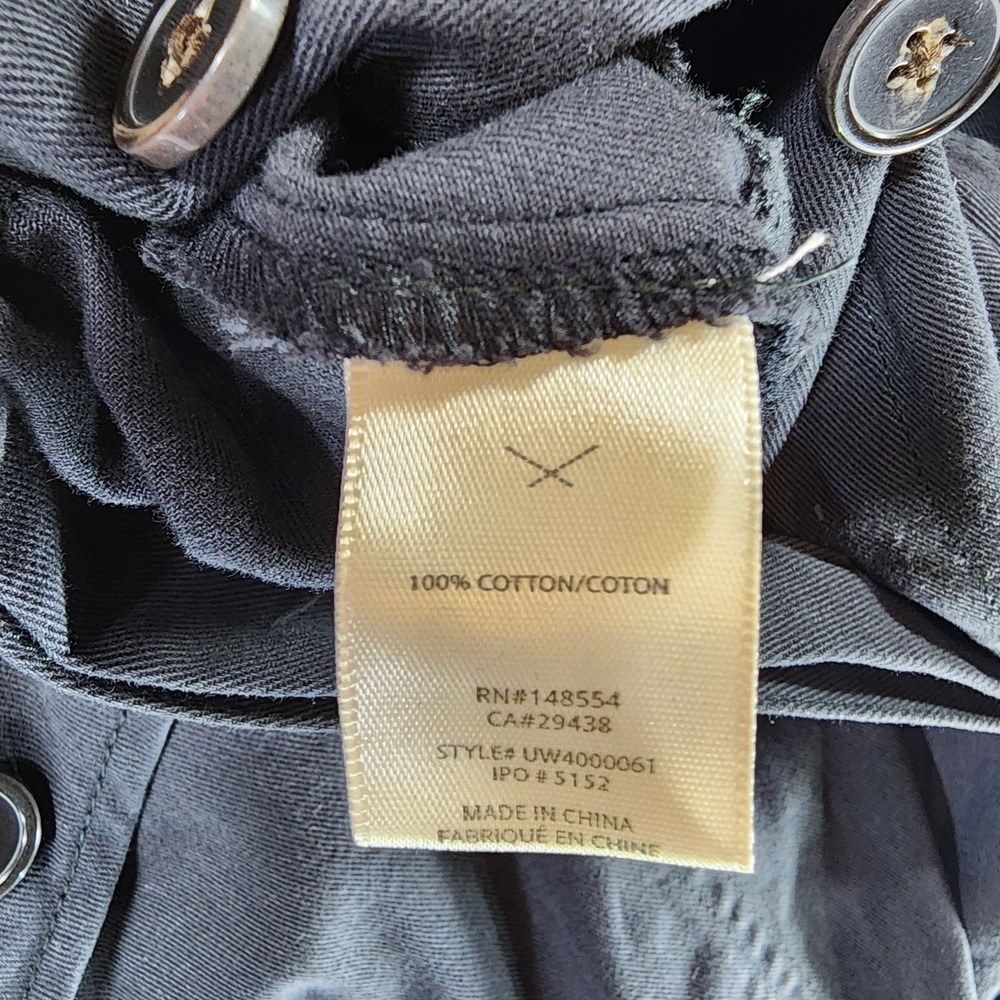 Anthropologie Unpublished Utility Jumpsuit Coveralls Womens M Blue Belted EUC - Picture 16 of 16